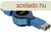 DeLock USB3.0 Extension retractable 1m Blue