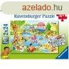 Ravensburger Puzzle 2x24 db Szabadid a tengerparton