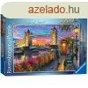 Ravensburger: Puzzle 1 000 db - Tower Bridge naplementben