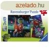 Ravensburger: Puzzle 3x49 db - Galaktikus dinoszauruszok