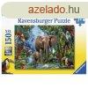 Ravensburger: Puzzle 150 db - Elefntok