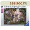 Ravensburger: Puzzle 1000 db - Farkascsald nyron