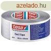 tesa BASIC szalag, ezst, textil, 50 mm, L-50 m