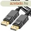 2 mteres DisplayPort sszekt kbel - aranyozott csatlakoz