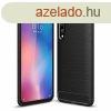 Xiaomi Mi 9 SE Szilikon Tok Karbon Mintzattal Fekete