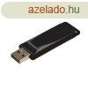 USB drive 64GB, USB 2.0, VERBATIM "Slider", fekete