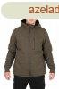 Fox Collection Sherpa Jacket Green & Black dzseki, kabt