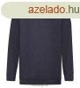 Fruit of the Loom 062041 gyerek kereknyak pulver DEEP NAVY