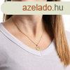 14K srga arany medl -  Love felirattal s szvvel, cirkni
