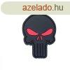 WARAGOD Tapasz 3D Punisher red eyes 5x4cm