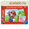 Ravensburger Puzzle 3x49 db - Super Mario