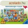 Ravensburger Puzzle 2x12 db - A boltban