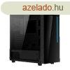 Case Gigabyte GB-C200G, MidiTower, Fekete, Sklo, mATX, iTX, 