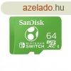 Sandisk 64GB microSDXC Class 10 UHS-I For Nintendo Switch Yo