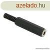 JACK aljzat, stereo, 6,3 mm, 10 db / csomag (05128)