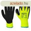 Portwest A143 Thermal soft grip keszty srga/fekete M-XL