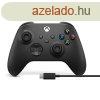 Microsoft Xbox Vezetkes Vezrl, carbon fekete