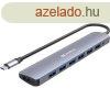 Sandberg USB Hub - USB-C to 7 x USB 3.0 Hub (Bemenet: USB-C,