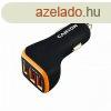 Canyon CNE-CCA08BO Triple USB Car Charger 18W Black/Orange