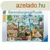 Ravensburger Puzzle 5000 db - Nagyvrosi kollzs