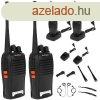 2 darabos Baofeng Walkie Talkie szett zsebl&#xE1;mp&