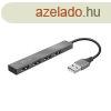 Trust Halyx Aluminium 4-Port Mini USB Hub Silver