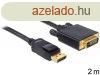 DeLock Displayport 1.2 male > DVI-I (24+1 Dual Link) male