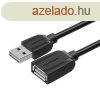 USB 2.0 hosszabbt Vention VAS-A44-B300 3m Fekete
