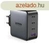 UGREEN CD226 adapter, USB QC3.0, 3x USB-C, 100W, PD, fekete 