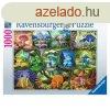 Ravensburger Puzzle 1000 db - Csods gombk