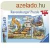 Ravensburger: Puzzle 3x49 db - risi munkagpek