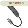 AXAGON HUE-MSA 4x USB3.2 Gen 1 SWITCH hub, metal, micro USB 