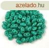 Miniduo gyngy - Green Turquoise - 2.5x4mm