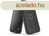 Apple iPhone 14 Pro Max szilikon htlap - Carbon Logo - feke