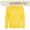 Just Hoods Gyerek kapucnis pulver AWJH001J, Sun Yellow-7/8