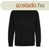 Just Hoods Gyerek kapucnis pulver AWJH001J, Jet Black-3/4