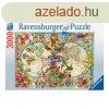 Ravensburger Puzzle 3000 db - Vilgtrkp s pillangk