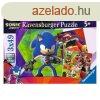 Ravensburger Puzzle 3x49 db - Sonic