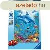 Ravensburger: Puzzle 100 db - Delfin a vzben