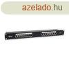 Equip Patch Panel - 326417 (16 port, Cat6, 1U, rnykolt, fe