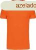 Frfi jersey rvid ujj pl, Kariban KA356, Orange-3XL