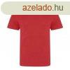 JT100 rvid ujj unisex krnyakas pl Just Ts, Fire Red-2XL