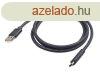 Gembird CCP-USB2-AMCM-6 USB2.0 AM to Type-C cable 1,8m Black