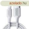 kbel Lightning to USB UGREEN 2.4A US199, 1.5m (silver)