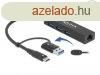 DeLock 3 Port USB 3.2 Gen 1 Hub + Gigabit LAN with USB Type-