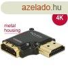 Delock HDMI 1.4 M/F adapter fekete 4k, 90jobb