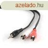 Gembird Jack stereo 3,5mm -> 2db RCA M/M audio kbel 2.5m