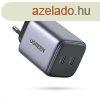 Ugreen Nexode 2x USB-C Hlzati tlt - Szrke (45W)