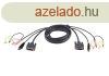 ATEN USB DVI-D Single Link KVM Cable 1,8m Black