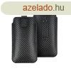Forcell Pocket fekete carbon mints beledugs tok iPhone 12 